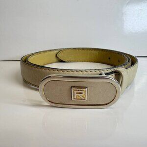 Rodier Paris Leather Belt Size 85 (30-32 waist)  – Genuine Leather
